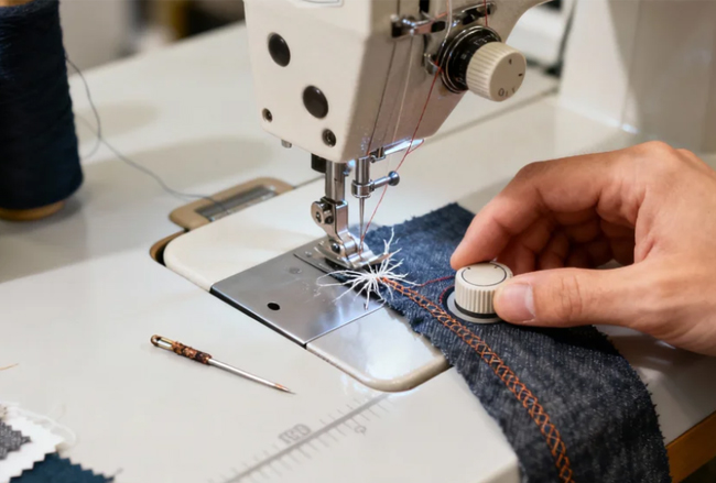 Solucionando problemas comuns de linha de costura